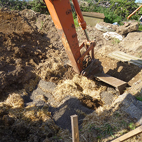 digger mixing cob